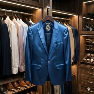 RARE BON Swedish Tailor Blazer - Seclusion-BON-REBUS-CAVE. Midnight Blue.